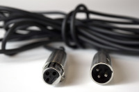 xlr cable closeup